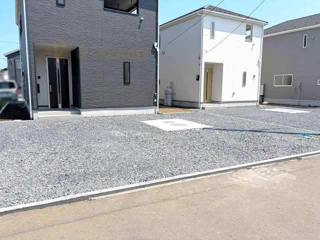 ひたちなか市平磯町第2　新築戸建て　1号棟の駐車場|カースペースは2台お停めいただけます♪