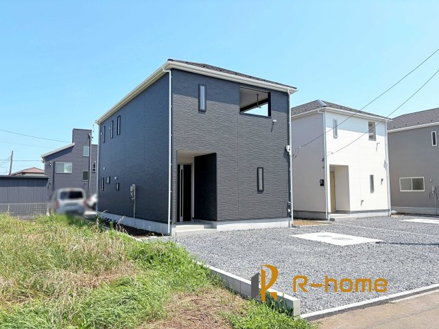 ひたちなか市平磯町第2　新築戸建て　1号棟の外観|建物完成いたしました！ご予約で『平日』や『夕方』などでもご見学可能です！