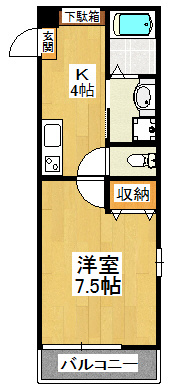 ベイシティの間取り