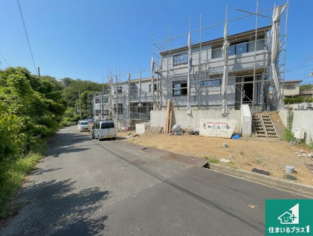 神戸市西区美穂が丘　新築一戸建ての外観|現在の進捗状況です！順調に作業進行中、完成が待ち遠しいです！詳細の間取り等、お気軽にお問い合わせください！