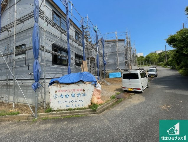 神戸市西区美穂が丘　新築一戸建ての外観|周辺は落ち着いた街並みの住宅地！子育てがしやすい住環境です！まだ未完成ですが、現地でしかわからない事もございます。是非一度ご覧ください。