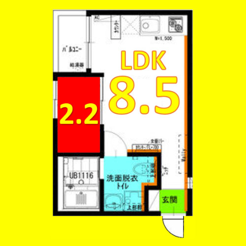 Lucia Hills中村日赤　名古屋市賃貸　仲介手数料無料の間取り
