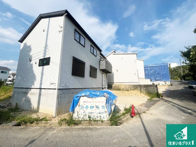 神戸市西区美穂が丘　新築一戸建ての外観|現在の進捗状況です！順調に作業進行中、完成が待ち遠しいです！詳細の間取り等、お気軽にお問い合わせください！