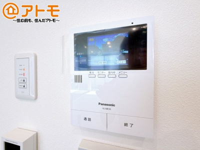 【セキュリティ】 | 駿東郡清水町伏見　新築一戸建て　全2棟 | TVモニター付きインターホンは防犯性に優れています！