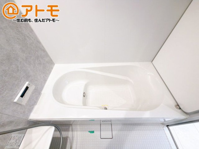 【浴室】 | 駿東郡清水町伏見　新築一戸建て　全2棟 | お風呂で日々の疲れを落としましょう♪スタイリッシュなお風呂になっています！