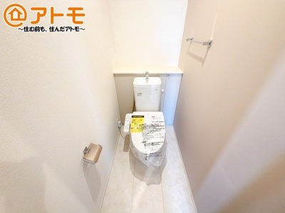 【トイレ】 | 駿東郡清水町伏見　新築一戸建て　全2棟 | ２つトイレがあるので朝も混みあわずに使うことができます！