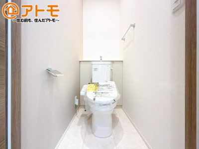 【トイレ】 | 駿東郡清水町伏見　新築一戸建て　全2棟 | 清潔感のあるトイレです！