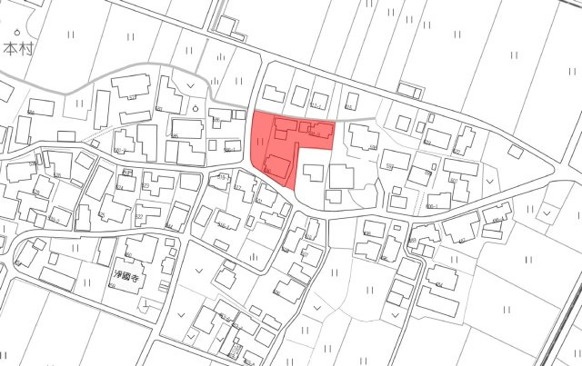 鏡町下村土地の地図