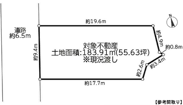 戸塚区俣野町　売地の土地図