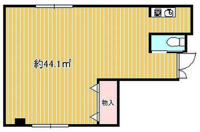 守山市守山１丁目の店舗一部の間取り