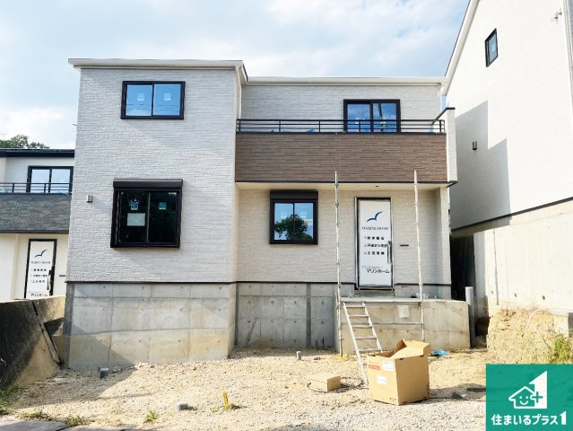 神戸市西区美穂が丘　新築一戸建ての外観|現在建築中！落ち着いた街並みで新生活を始めることが出来そう！周辺の物件も併せてご紹介させて頂きます！