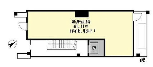 守山市守山１丁目の店舗一部の間取り