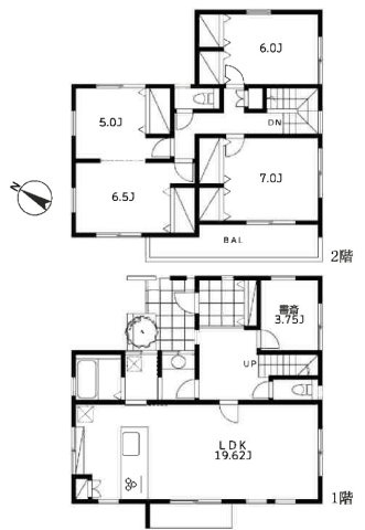 栄区小山台1丁目　売地の参考プラン|建物請負工事もご案内できます。ハウスメーカーでお悩みの方もご安心ください。