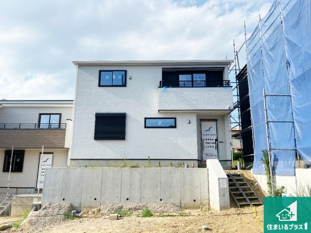 神戸市西区美穂が丘　新築一戸建ての外観|現在の進捗状況です！順調に作業進行中、完成が待ち遠しいです！詳細の間取り等、お気軽にお問い合わせください！