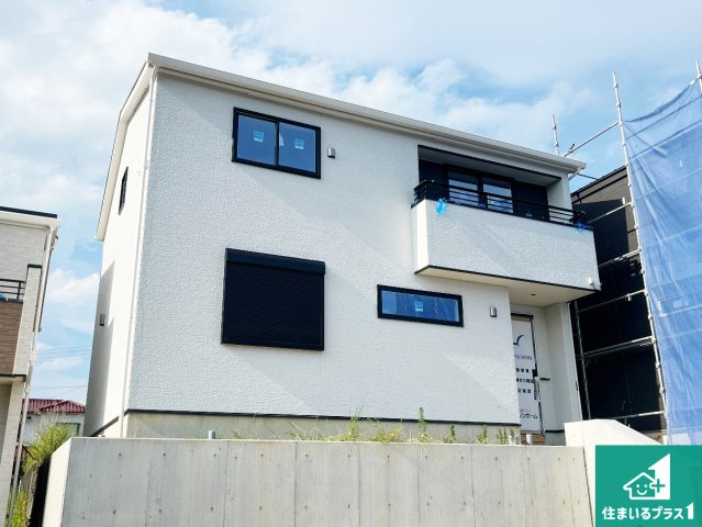 神戸市西区美穂が丘　新築一戸建ての外観|現在の進捗状況です！順調に作業進行中、完成が待ち遠しいです！詳細の間取り等、お気軽にお問い合わせください！