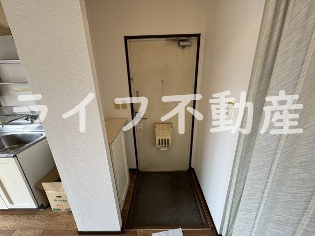 サンライフ玉串B棟の玄関|シンプルで使いやすい玄関です