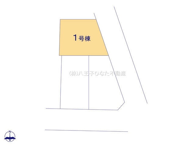 『八王子市新築戸建て』八王子市子安町2-28-22【仲介手数料無料】　４期の区画図|～仲介手数料無料☆八王子ひなた不動産～八王子市子安町　新築戸建て