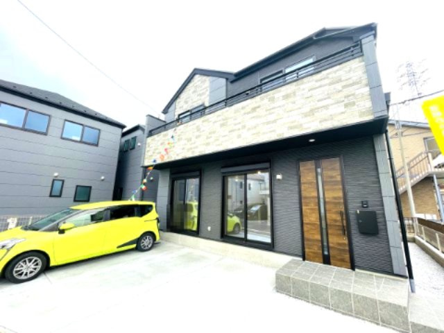 『八王子市新築戸建て』八王子市子安町2-28-22【仲介手数料無料】　４期の外観|～仲介手数料無料☆八王子ひなた不動産～八王子市子安町　新築戸建て