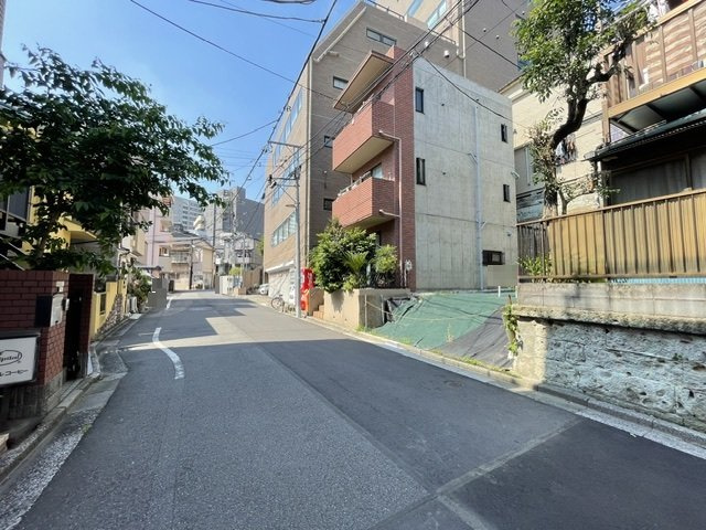 文京区大塚５丁目売地の前面道路含む現地写真