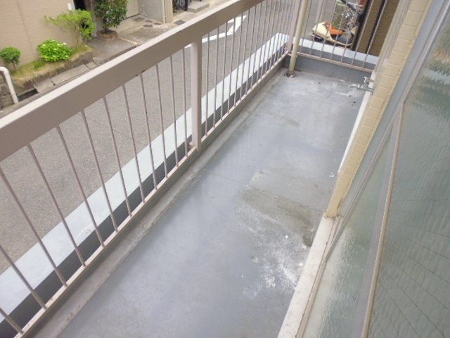 辻川マンションのバルコニー