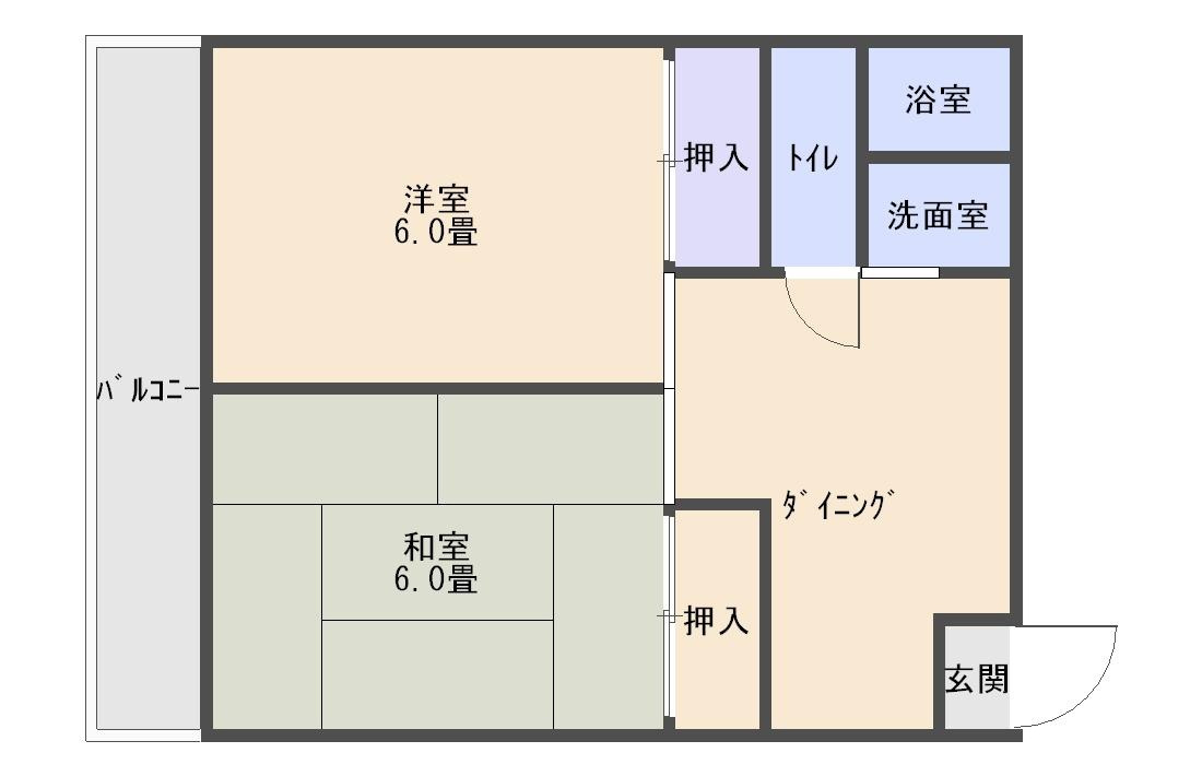 辻川マンションの間取り