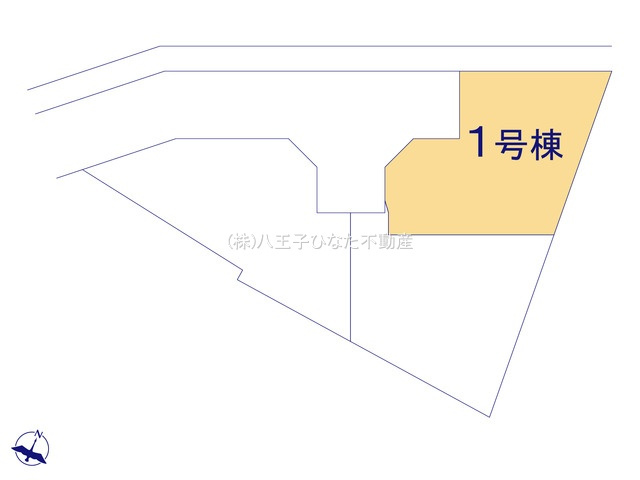『八王子市新築戸建て』八王子市上壱分方町359-5【仲介手数料無料】　２４－２期の区画図|～仲介手数料無料☆八王子ひなた不動産～八王子市上壱分方町　新築戸建て
