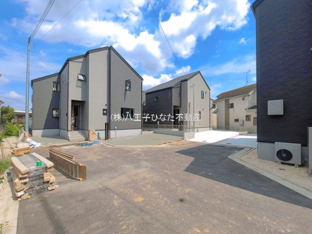 『八王子市新築戸建て』八王子市上壱分方町359-5【仲介手数料無料】　２４－２期の前面道路含む現地写真|～仲介手数料無料☆八王子ひなた不動産～八王子市上壱分方町　新築戸建て