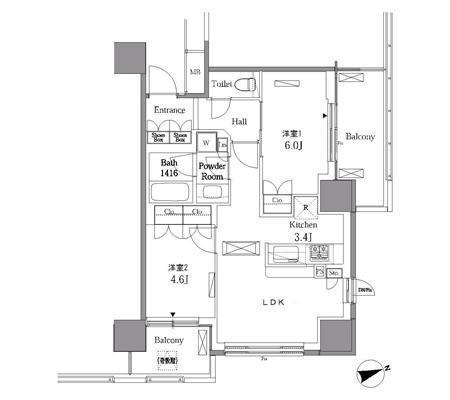 品川区西五反田３丁目の賃貸マンション
