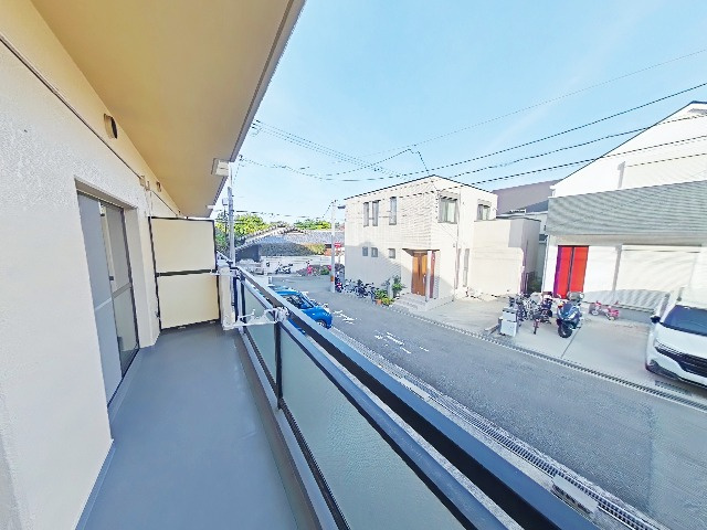宮山ローズハイツのバルコニー