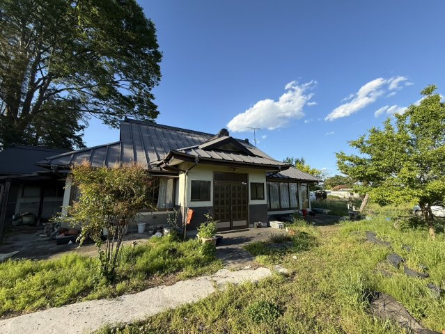 囲炉裏付きの和モダン・900坪超えの大きな土地の古民家♪大田原市新宿の外観|落ち着いた雰囲気の外観です