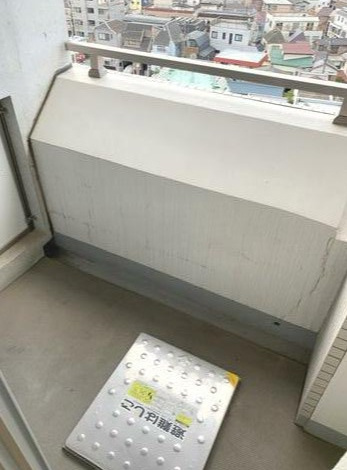 プライマル笹塚のバルコニー