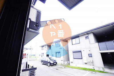 【駐車場】 | サンシャインA | 窓からの眺望　※参考写真です