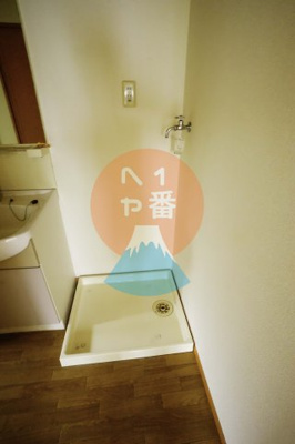 【洗面所】 | サンシャインA | 洗濯機置き場　※参考写真です