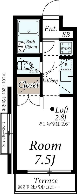 キャスル本郷の間取り
