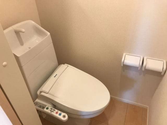 サニーコートのトイレ|シャワー付トイレ