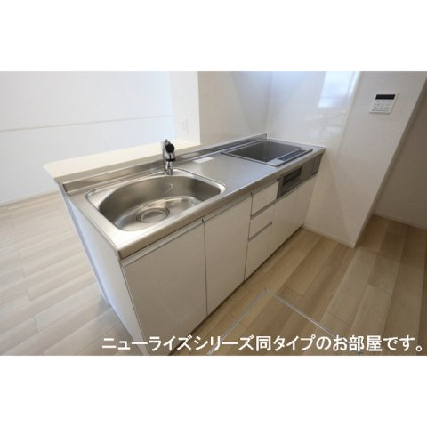 羽島郡笠松町円城寺のアパートのキッチン|※完成前のため画像は全てイメージです