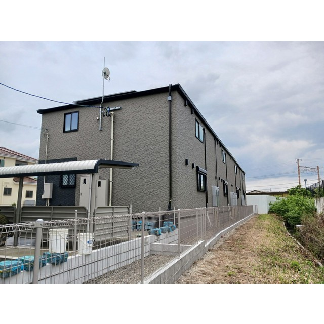 岐阜市領下のアパートの外観|Ⅱ棟