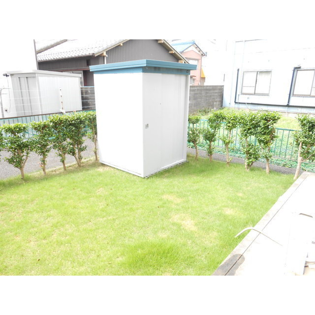 岐阜市錦町６丁目のアパートのその他|1階専用庭