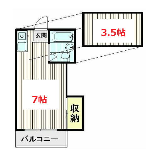 【間取り】 | CASA滝王子 | 間取り