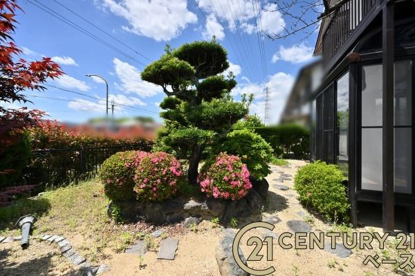 北葛城郡広陵町馬見南５丁目　一戸建の庭|■現地撮影写真■広くて開放的なお庭でゆったりプライベートな時間を満喫！