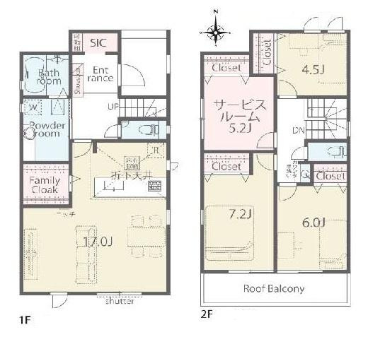 リナージュ上中 ３号棟 ／新築一戸建の間取り|■こちらは３号棟です！■