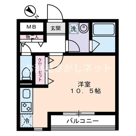 ポルタ西新宿の間取り