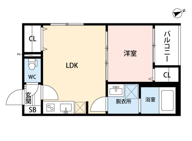 RAISE箱崎宮の間取り