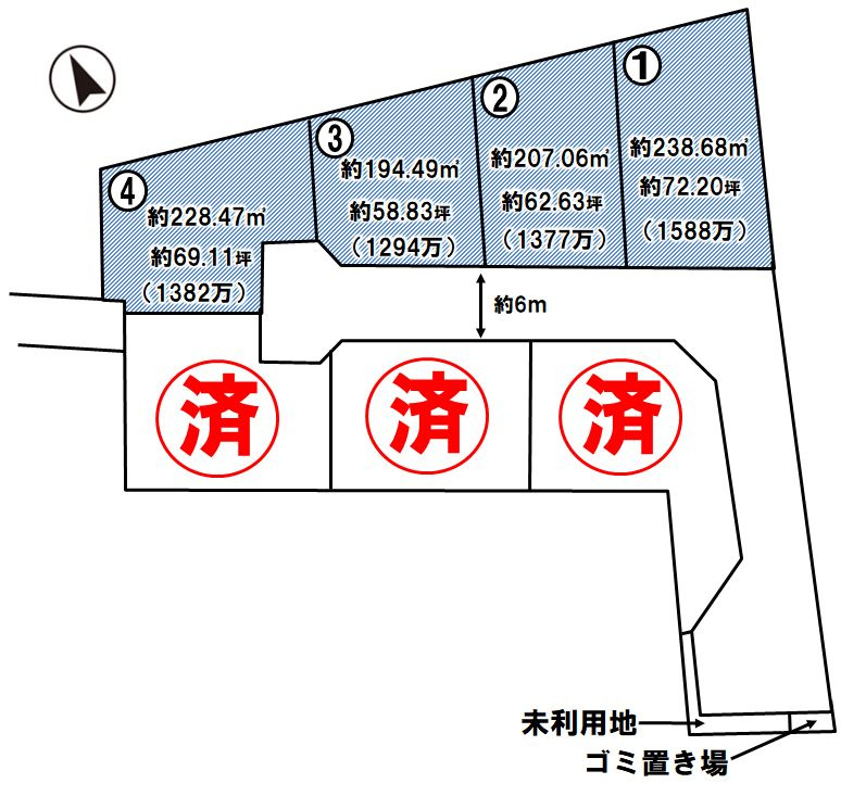 《分譲地》下野市花の木3丁目　全7区画