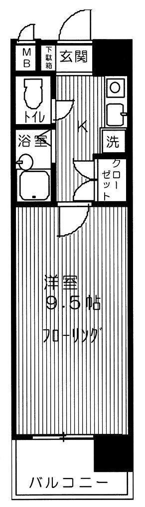 ウイング21高宮の間取り
