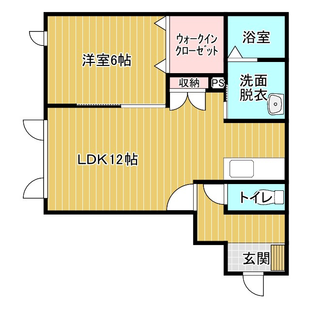 ハスコート池田の間取り
