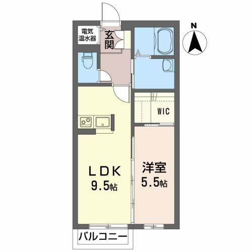 シャーメゾン不来方Ⅱの間取り