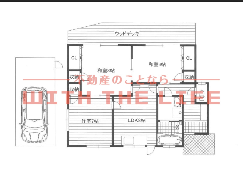小川貸家【キャンペーン対象物件】の間取り
