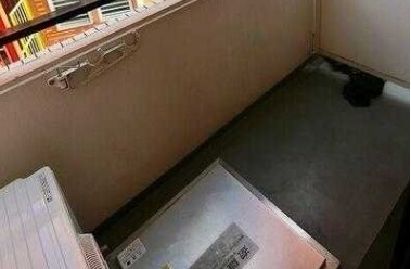 横浜市西区南浅間町の賃貸マンションのバルコニー
