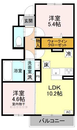 D-ROOM天が岡の間取り